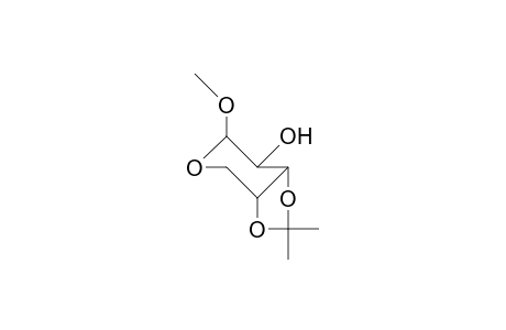 B-Methyl-3,4-O-isopropylidene-arabinopyranoside