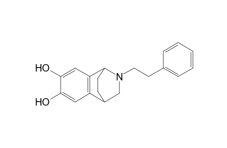 1,4-Ethanoisoquinoline-6,7-diol, 1,2,3,4-tetrahydro-2-(2-phenylethyl)-