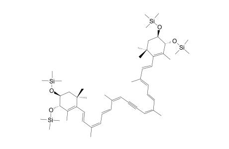 (3S,4S,3'S,4'S)-3,4,3',4'-TETRAKIS-[(TRIMETHYLSILYL)-OXY]-BETA,BETA-CAROTINE