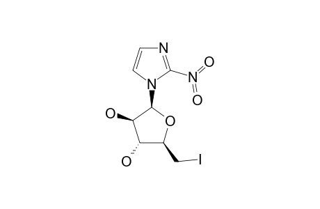 1-BETA-D-(5-DEOXY-5-IODO-ARABINOFURANOSYL)-2-NITROIMIDAZOLE