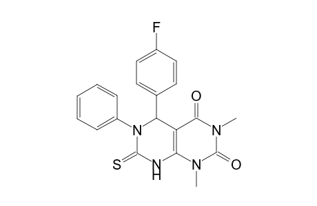 5-(4-fluorophenyl)-1,3-dimethyl-6-phenyl-7-thioxo-5,6,7,8-tetrahydropyrimido[4,5-d]pyrimidine-2,4(1H,3H)-dione