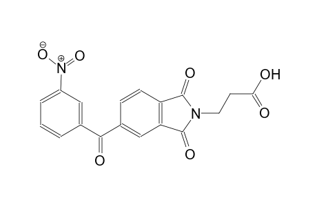 1H-isoindole-2-propanoic acid, 2,3-dihydro-5-(3-nitrobenzoyl)-1,3-dioxo-