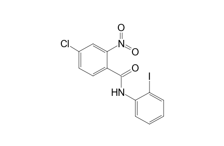4-Chloro-N-(2-iodo-phenyl)-2-nitro-benzamide