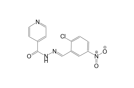 N'-[(E)-(2-chloro-5-nitrophenyl)methylidene]isonicotinohydrazide
