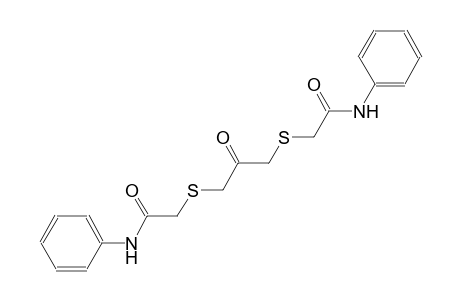 acetamide, 2-[[2-oxo-3-[[2-oxo-2-(phenylamino)ethyl]thio]propyl]thio]-N-phenyl-