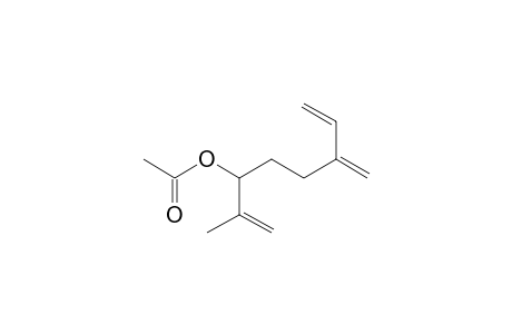 1,7-Octadien-3-ol, 2-methyl-6-methylene-, acetate