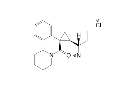 (1S,2R)-1-PHENYL-2-[(S)-1-AMINOPROPYL]-N,N-CYCLOHEXYLENECYCLOPROPANECARBOXAMIDE-HYDROCHLORIDE