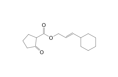 2-[(3'-Cyclohexyl-2'-propenyl)oxycarbonyl]cyclopentanone