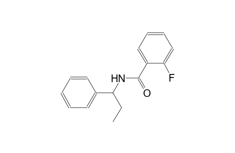 2-fluoro-N-(1-phenylpropyl)benzamide