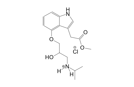 2-hydroxy-N-isopropyl-3-{[3-(2-methoxy-2-oxoethyl)-1H-indol-4-yl]oxy}-1-propanaminium chloride