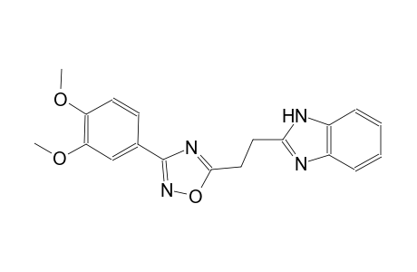 1H-benzimidazole, 2-[2-[3-(3,4-dimethoxyphenyl)-1,2,4-oxadiazol-5-yl]ethyl]-