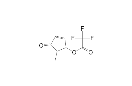 4-(Trifluoroacetoxy)-5-methyl-2-cyclopenten-1-one