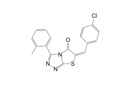 (6E)-6-(4-chlorobenzylidene)-3-(2-methylphenyl)[1,3]thiazolo[2,3-c][1,2,4]triazol-5(6H)-one