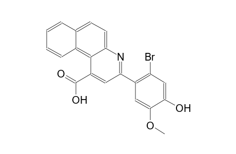 3-(2-Bromo-4-hydroxy-5-methoxy-phenyl)-benzo[f]quinoline-1-carboxylic acid