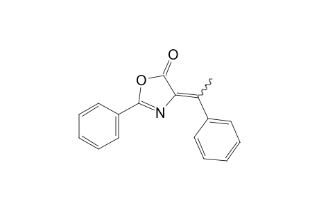 cis-4-(alpha-METHYLBENZYLIDENE)-2-PHENYL-2-OXAZOLIN-5-ONE