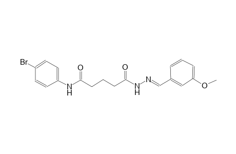 pentanoic acid, 5-[(4-bromophenyl)amino]-5-oxo-, 2-[(E)-(3-methoxyphenyl)methylidene]hydrazide