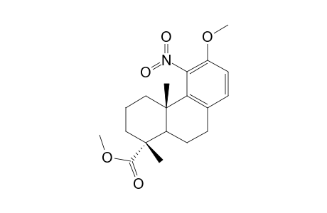 Methyl 12-methoxy-11-nitropodocarpa-8,11,13-trien-19-oate