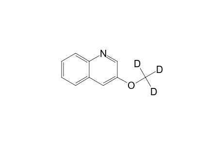 Quinoline, 3-methoxy-D3-