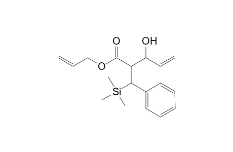 Allyl (2SR,3RS)-2-[(.alpha.SR)-.alpha.-Trimethylsilylbenzyl]-3-hydroxypent-4-enoate
