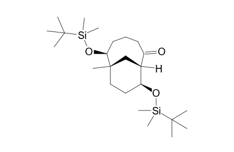 (1S,6S,7S,10S)-6,10-bis[[tert-butyl(dimethyl)silyl]oxy]-7-methyl-2-bicyclo[5.3.1]undecanone