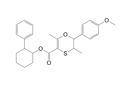 2,5-Dimethyl-6-(4-methoxyphenyl)-3-[(2-phenylcyclohexyloxy)carbonyl]-1,4-oxathiin