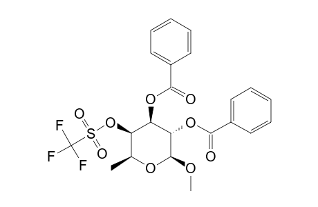 METHYL-2,3-DI-O-BENZOYL-6-DEOXY-4-O-TRIFLUOROMETHANESULFONYL-BETA-D-GALACTOPYRANOSIDE