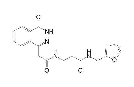 1-phthalazineacetamide, N-[3-[(2-furanylmethyl)amino]-3-oxopropyl]-3,4-dihydro-4-oxo-