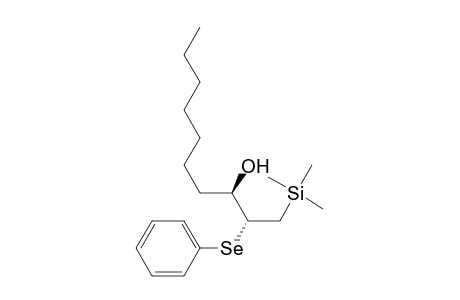 3-Decanol, 2-(phenylseleno)-1-(trimethylsilyl)-, (R*,R*)-