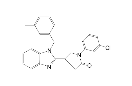 2-pyrrolidinone, 1-(3-chlorophenyl)-4-[1-[(3-methylphenyl)methyl]-1H-benzimidazol-2-yl]-