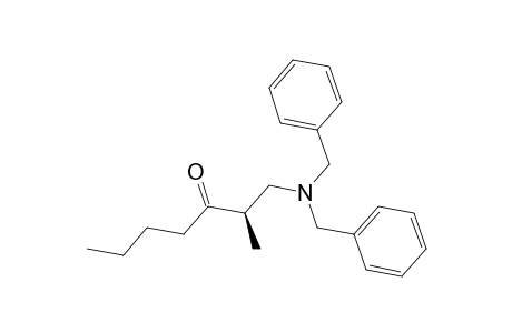 (-)-(2R)-1-(Dibenzylamino)-2-methylhepta-3-one