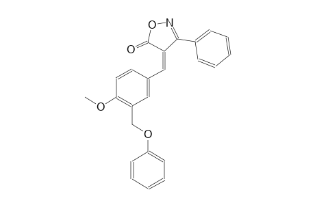 (4Z)-4-[4-methoxy-3-(phenoxymethyl)benzylidene]-3-phenyl-5(4H)-isoxazolone