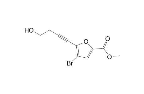 Methyl 3-bromo-2-(4'-hydroxybut-1'-ynyl)furan-5-carboxylate
