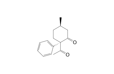 1-Acetyl-1-phenyl-4-methylcyclohexan-2-one