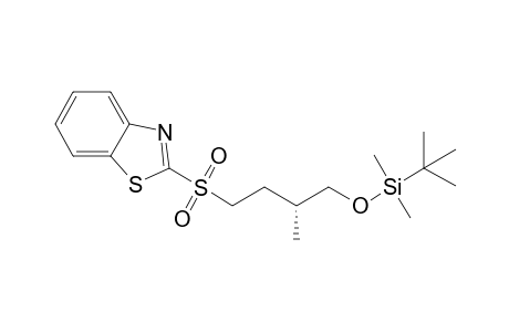 [(2R)-4-(1,3-benzothiazol-2-ylsulfonyl)-2-methyl-butoxy]-tert-butyl-dimethyl-silane