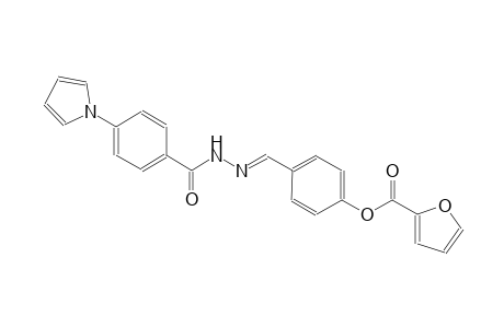 4-((E)-{2-[4-(1H-pyrrol-1-yl)benzoyl]hydrazono}methyl)phenyl 2-furoate