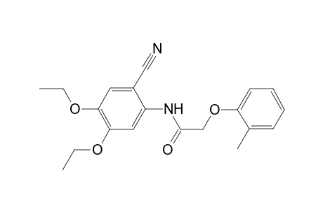 Acetamide, N-(2-cyano-4,5-diethoxyphenyl)-2-o-tolyloxy-