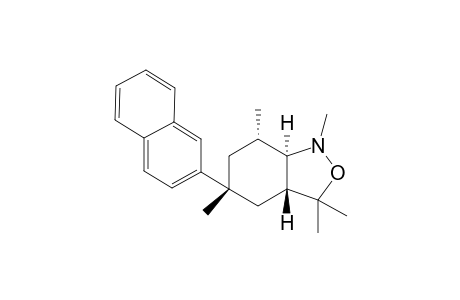 rac-(3aR,5R,7S,7aR)-1,3,3,5,7-pentamethyl-5-(naphthalen-2-yl)octahydrobenzo[c]isoxazole