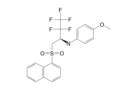 (-)-N2-(4-METHOXYPHENYL)-(2S)-1,1,1,2,2-PENTAFLUORO-4-(1-NAPHTHYLSULFONYL)-3-BUTANAMINE