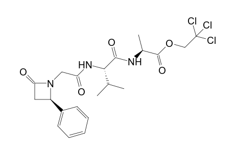 [2-(<R>-2'-Oxo-4'-phenylazetidin-1'-yl)acetyl]-L-valyl-L-alanine - 2",2",2"-trichloroethyl ester