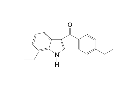 1-(7-Ethylindol-3-yl)-1-(4-ethylphenyl)methanone