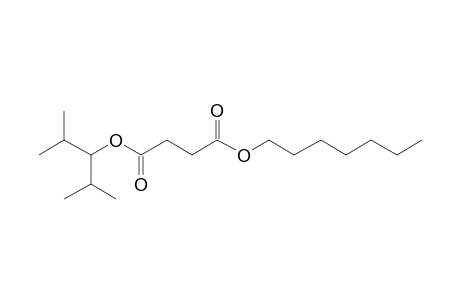 Succinic acid, 2,4-dimethylpent-3-yl heptyl ester