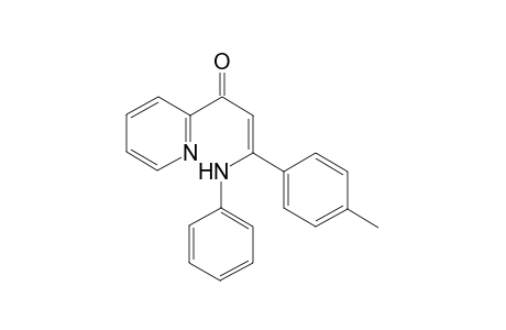 (Z)-3-(Phenylamino)-1-(pyridin-2-yl)-3-(p-tolyl)prop-2-en-1-one