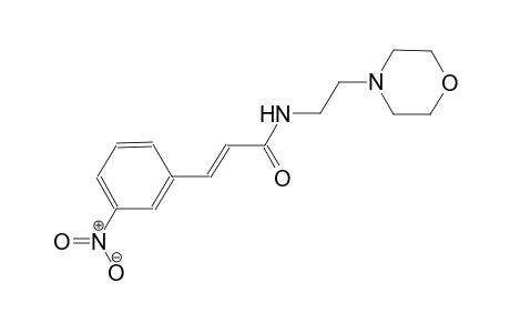 (2E)-N-[2-(4-morpholinyl)ethyl]-3-(3-nitrophenyl)-2-propenamide