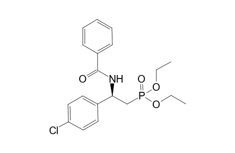 (R)-Diethyl 2-benzamido-2-(4-chlorophenyl)ethylphosphonate