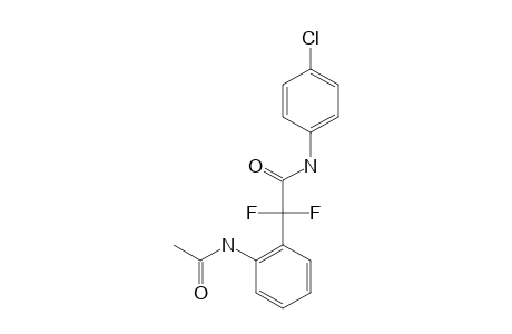 2-(2-ACETAMIDOPHENYL)-N-(4-CHLOROPHENYL)-2,2-DIFLUOROACETAMIDE