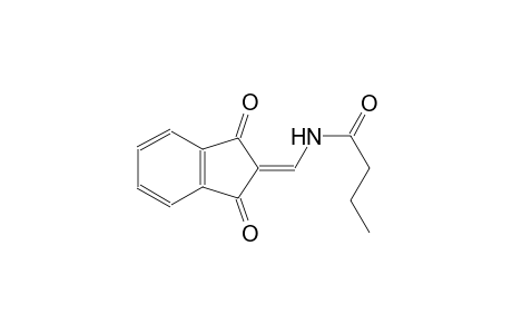 N-[(1,3-dioxo-1,3-dihydro-2H-inden-2-ylidene)methyl]butanamide