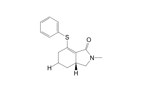(R)-2-Methyl-7-phenylsulfanyl-2,3,3a,4,5,6-hexahydro-isoindol-1-one