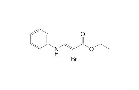 Ethyl (E)- and (Z)-2-bromo-3-phenylaminopropenoate