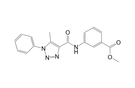 benzoic acid, 3-[[(5-methyl-1-phenyl-1H-1,2,3-triazol-4-yl)carbonyl]amino]-, methyl ester