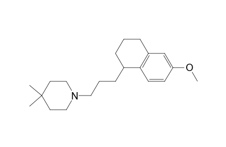 1-[3-(6-Methoxy-1,2,3,4-tetrahydronaphthalen-1-yl)propyl]-4,4-dimethylpiperidine
